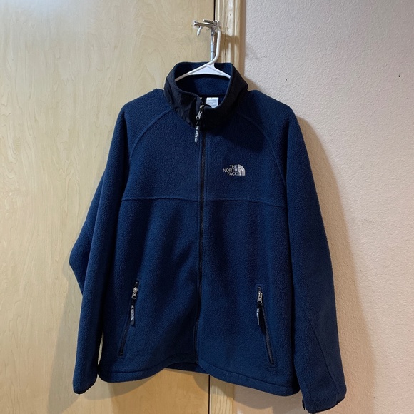 The North Face Other - Men Medium The North Face Thick Warm Soft Dark Navy Blue Fleece Jacket